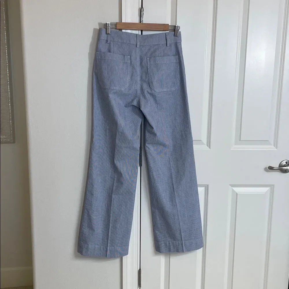 NWT J. Crew Patch Pocket High Rise Wide Leg Pants - Picture 2 of 4
